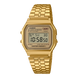 Casio A158WETG-9A Vintage Digital – Gold Dial Accent