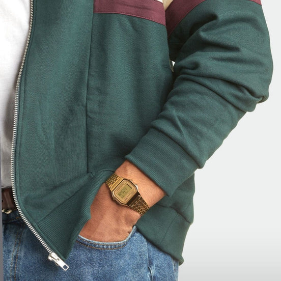 Casio A158WETG-9A Vintage Digital – Gold Dial Accent