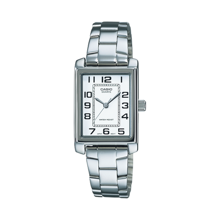 Casio LTP-1234PD-7B Classic Rectangular Elegance