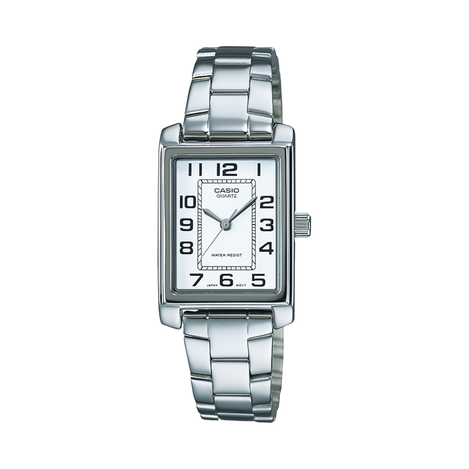 Casio LTP-1234PD-7B Classic Rectangular Elegance