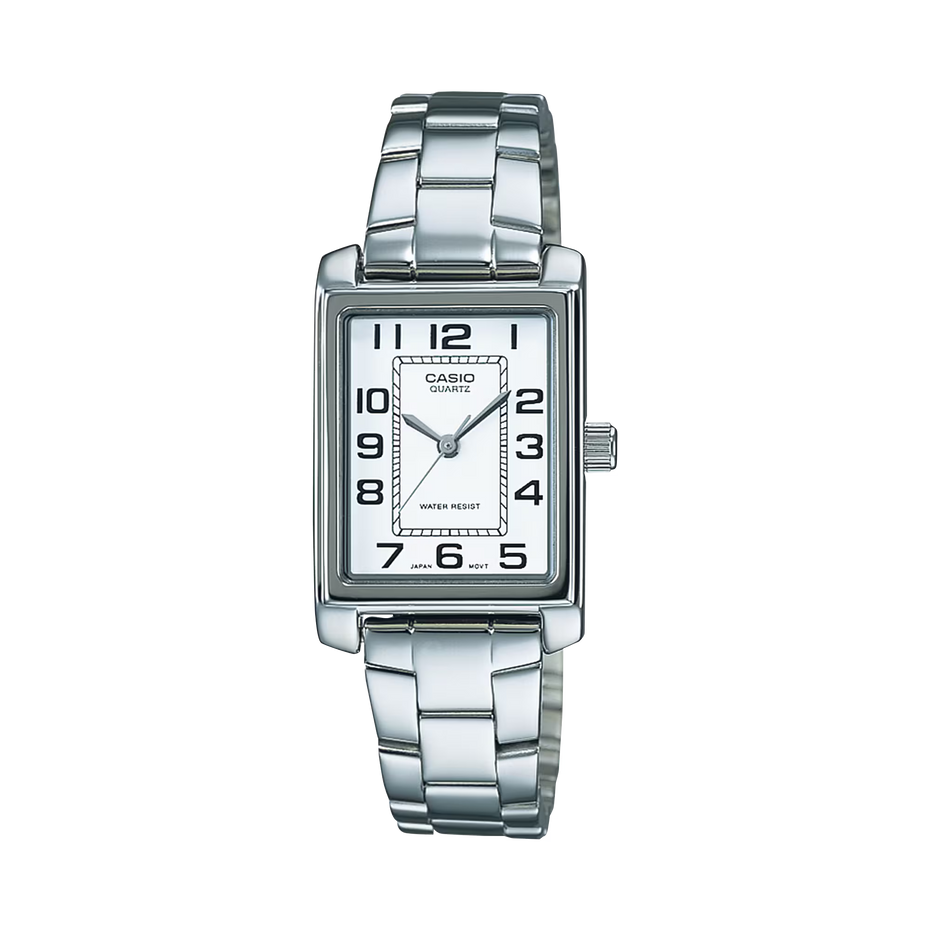 Casio LTP-1234PD-7BEG Tank White
