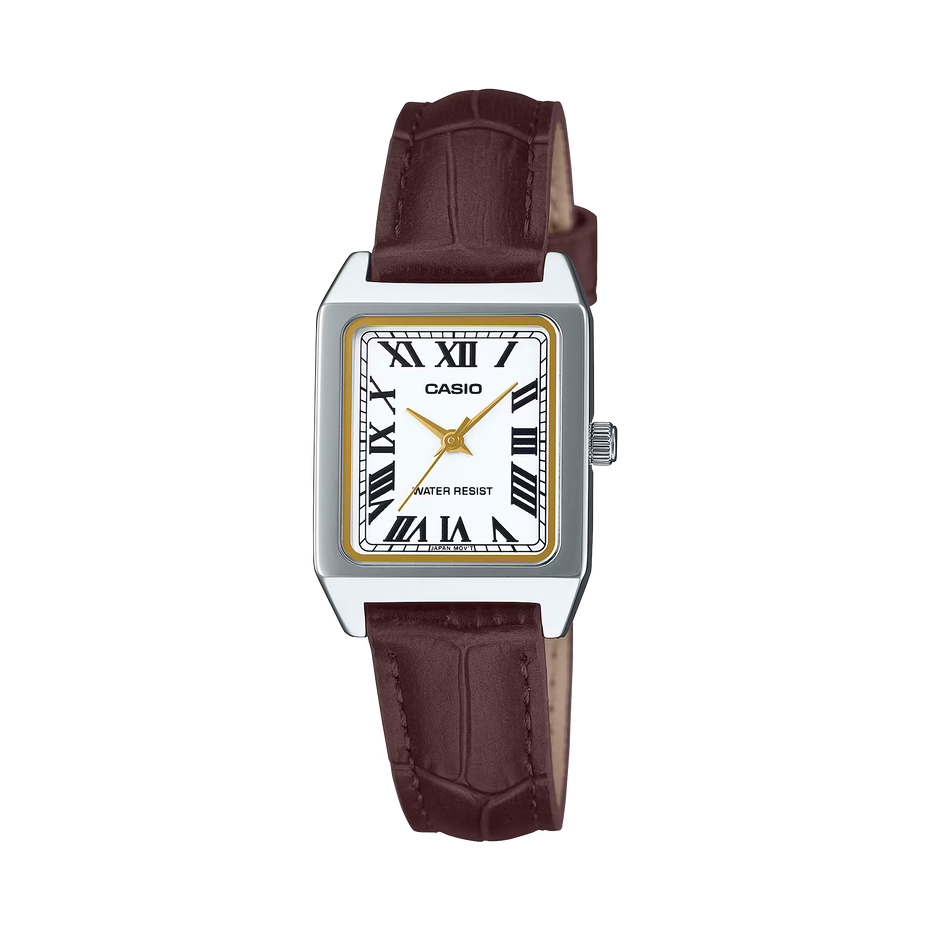 Casio LTP-B150L-7B2EF Tank White Leather