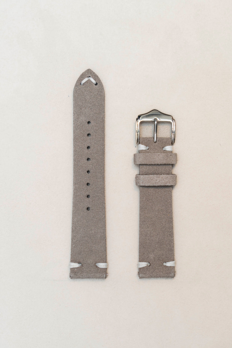 Handstitched Suede Strap