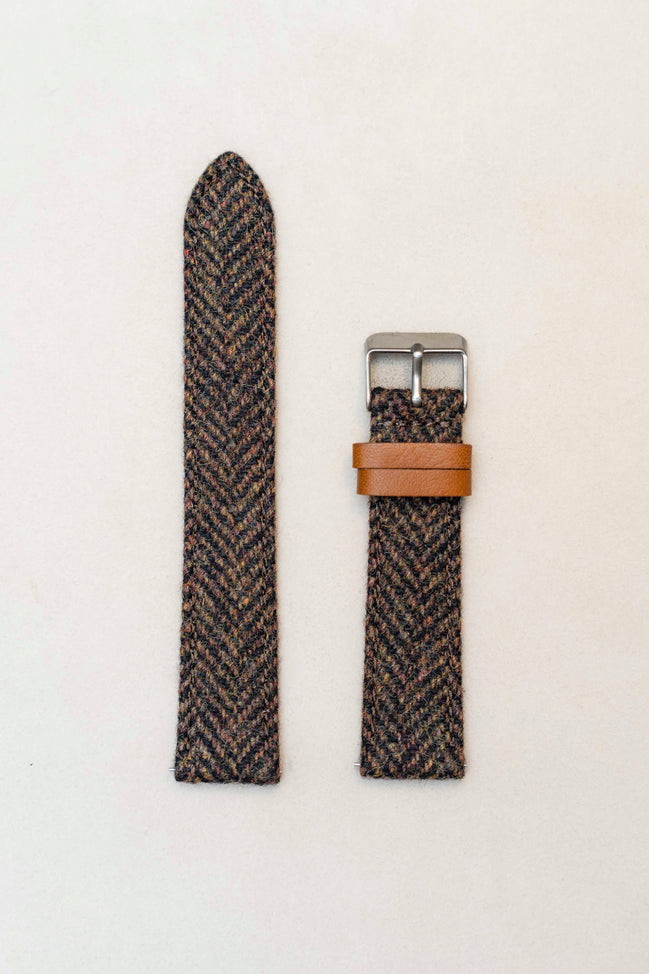 Herringbone Tweed Strap