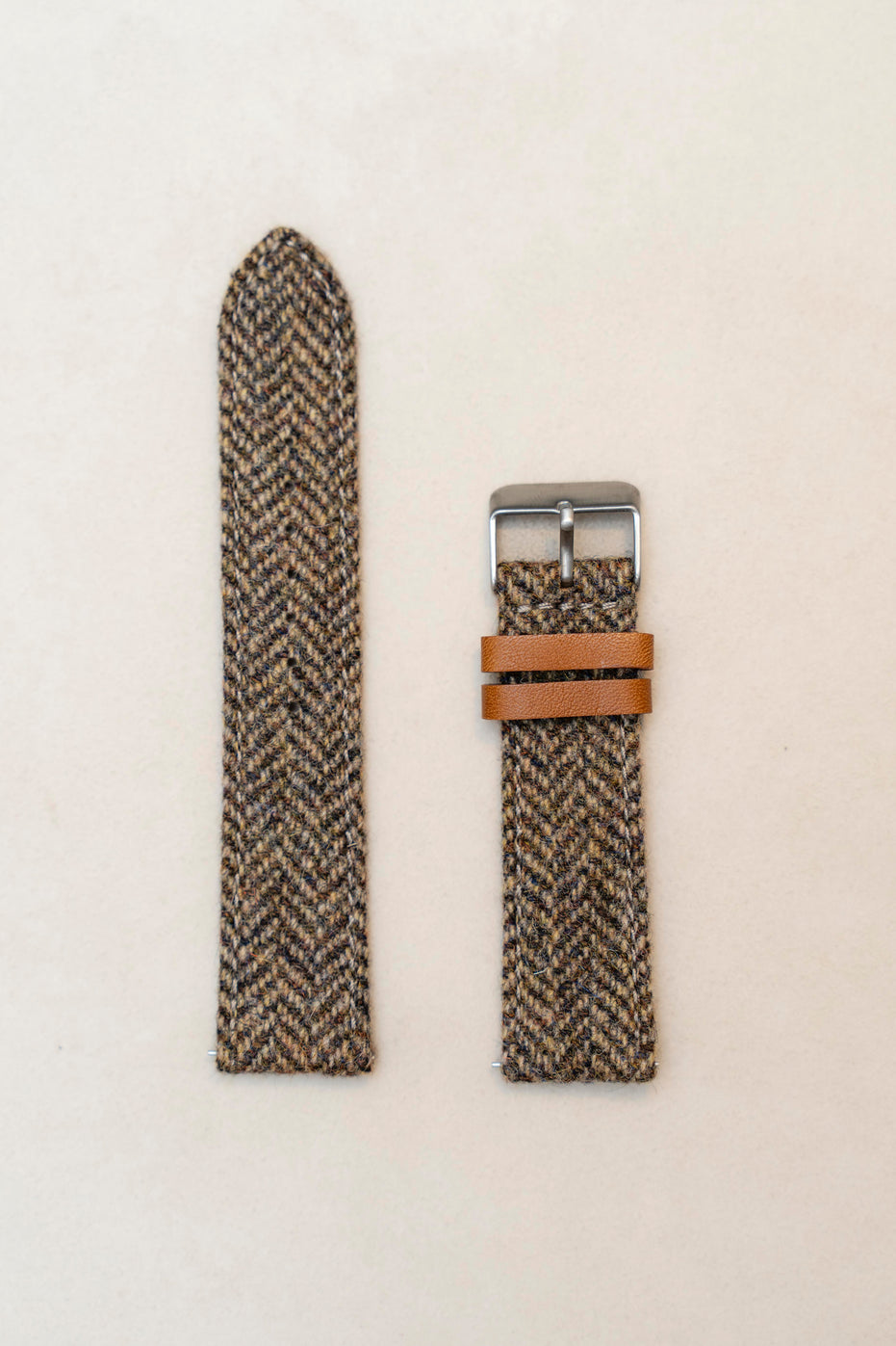 Herringbone Tweed Strap