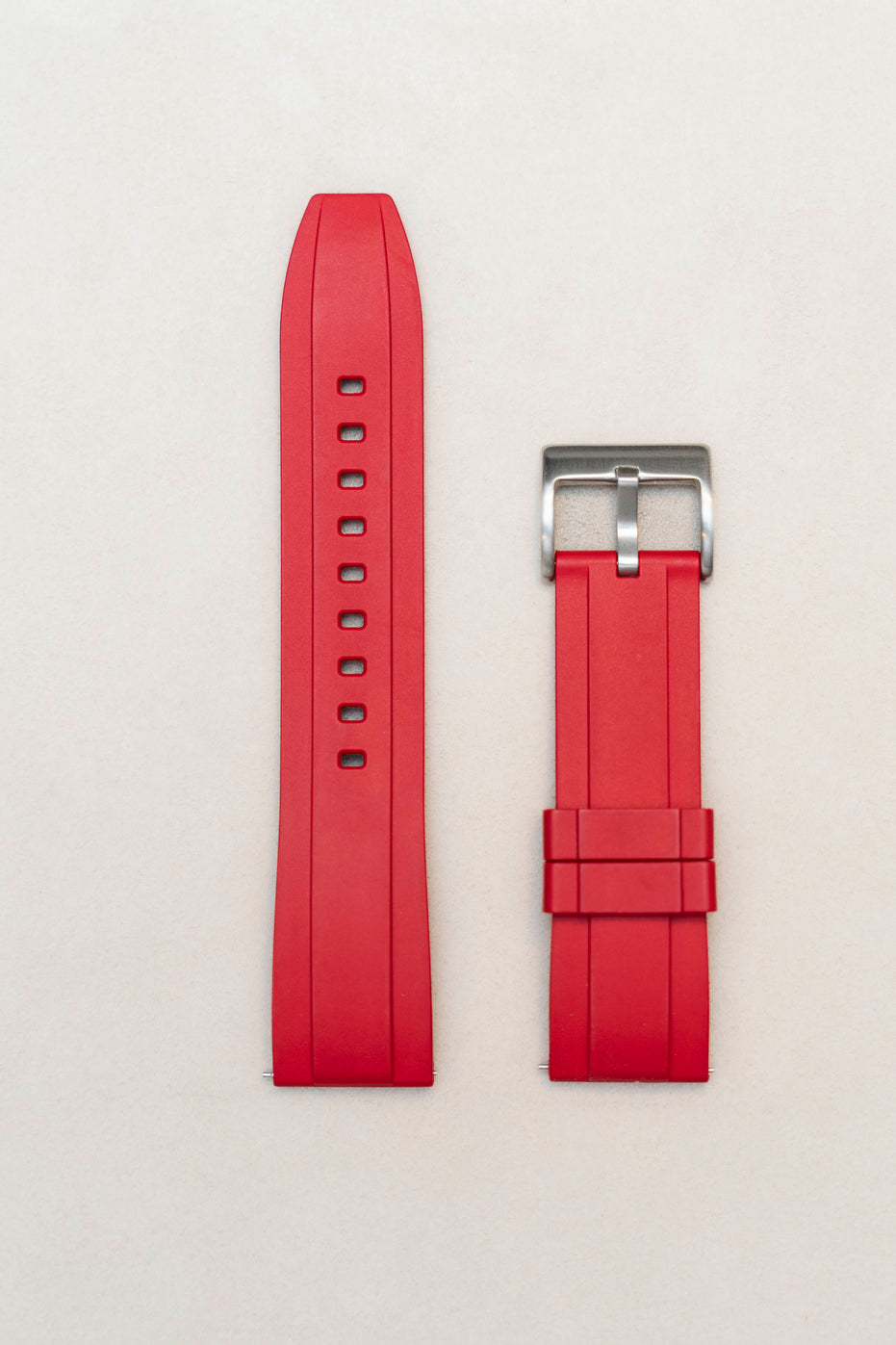 Black Rubber Dive Watch Strap
