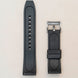 Black Rubber Dive Watch Strap